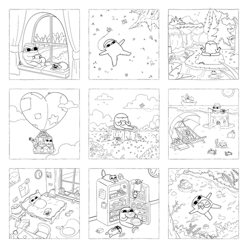 Digital Ketnipz Colouring Book - Vol.1
